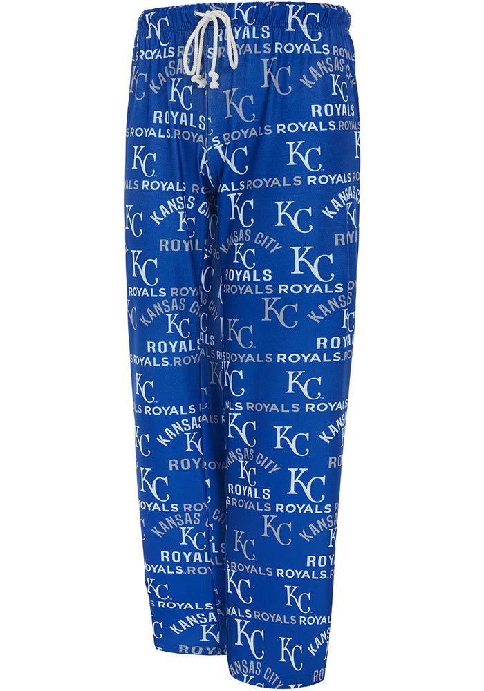 New Era Kansas City Royals Womens Blue Athletic Foil Crop Crew LS