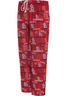 St Louis Cardinals Womens Red Flagship Loungewear Sleep Pants