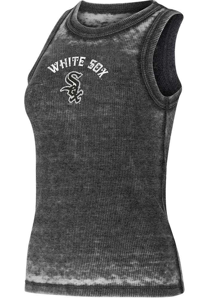 Chicago White Sox Womens Charcoal Resurgence Tank Top