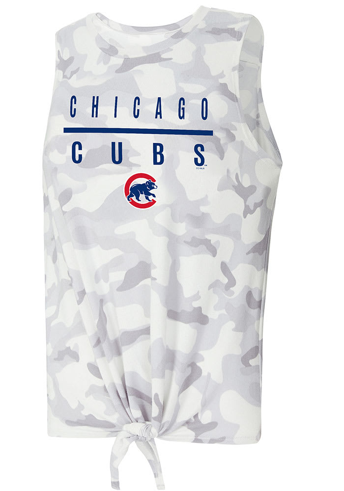 Chicago Cubs Womens Green Composite Tank Top