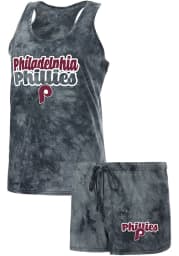 Philadelphia Phillies Womens Charcoal Billboard PJ Set
