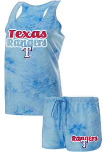Texas Rangers Womens Blue Billboard PJ Set