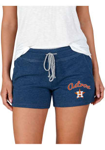Concepts Sport Houston Astros Womens Navy Blue Mainstream Terry Shorts