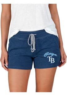 Concepts Sport Tampa Bay Rays Womens Navy Blue Mainstream Terry Shorts