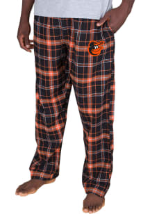 Concepts Sport Baltimore Orioles Mens Black Ultimate Flannel Sleep Pants
