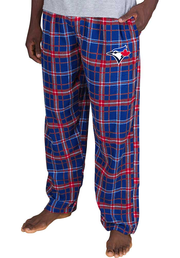 Toronto Blue Jays Mens Blue Ultimate Flannel Sleep Pants