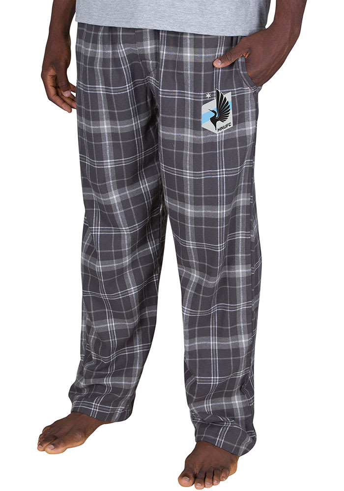 Minnesota United FC Mens Grey Ultimate Flannel Sleep Pants