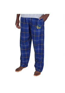 Concepts Sport Golden State Warriors Mens Blue Ultimate Flannel Sleep Pants