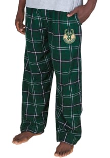 Concepts Sport Milwaukee Bucks Mens Green Ultimate Flannel Sleep Pants
