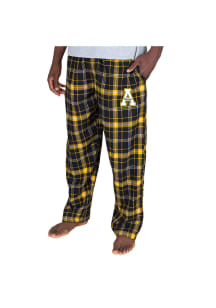 Concepts Sport Appalachian State Mountaineers Mens Black Ultimate Flannel Sleep Pants