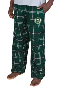 Concepts Sport Colorado State Rams Mens Green Ultimate Flannel Sleep Pants