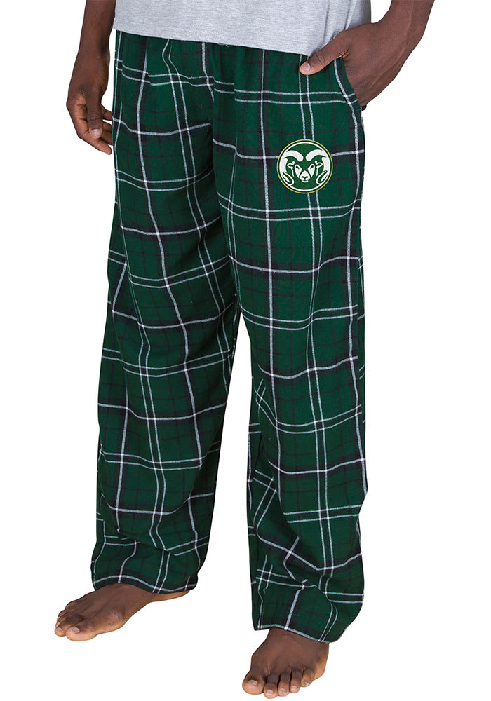 Colorado State Rams Mens Green Ultimate Flannel Sleep Pants