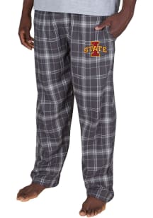 Concepts Sport Iowa State Cyclones Mens Grey Ultimate Flannel Sleep Pants
