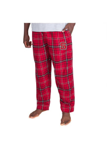 Concepts Sport NC State Wolfpack Mens Red Ultimate Flannel Sleep Pants