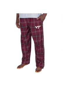 Concepts Sport Virginia Tech Hokies Mens Maroon Ultimate Flannel Sleep Pants