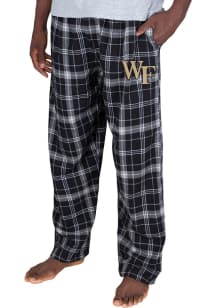 Concepts Sport Wake Forest Demon Deacons Mens Black Ultimate Flannel Sleep Pants