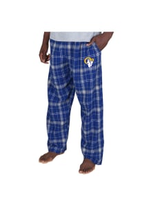 Concepts Sport Los Angeles Rams Mens Blue Ultimate Flannel Sleep Pants