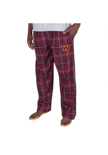 Concepts Sport Washington Commanders Mens Maroon Ultimate Flannel Sleep Pants