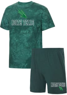 North Texas Mean Green Mens Green Billboard Tie Dye Sleep Pants
