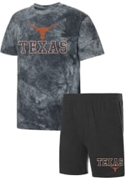 Texas Longhorns Mens Charcoal Billboard Tie Dye Sleep Pants