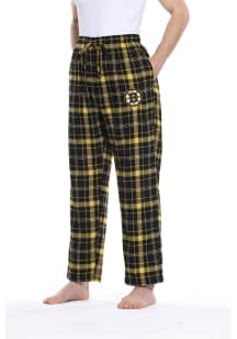 Concepts Sport Boston Bruins Mens Black Ultimate Flannel Sleep Pants