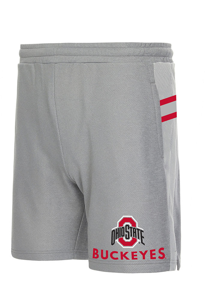 Ohio State Buckeyes Mens Grey Stature Shorts