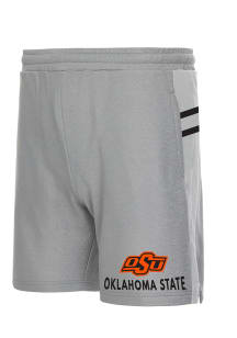 Oklahoma State Cowboys Mens Grey Stature Shorts
