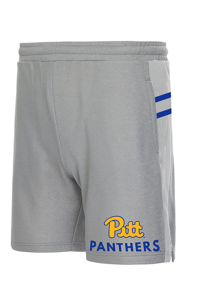 Pitt Panthers Mens Grey Stature Shorts