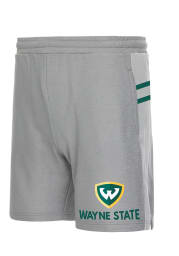 Wayne State Warriors Mens Grey Stature Shorts