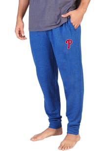 Concepts Sport Philadelphia Phillies Mens Blue Mainstream Cuffed Terry Sweatpants