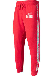 Detroit Red Wings Mens Red Team Stripe Pant Sweatpants