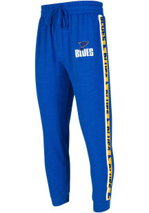 St Louis Blues Mens Blue Team Stripe Pant Fashion Sweatpants