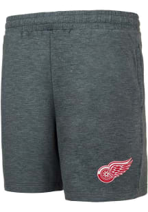 Detroit Red Wings Mens Charcoal Powerplay Shorts