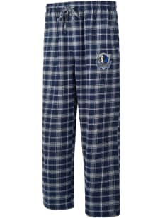 Dallas Mavericks Mens Navy Blue Ledger Sleep Pants