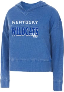Kentucky Wildcats Womens Blue Resurgence Hooded Sweatshirt