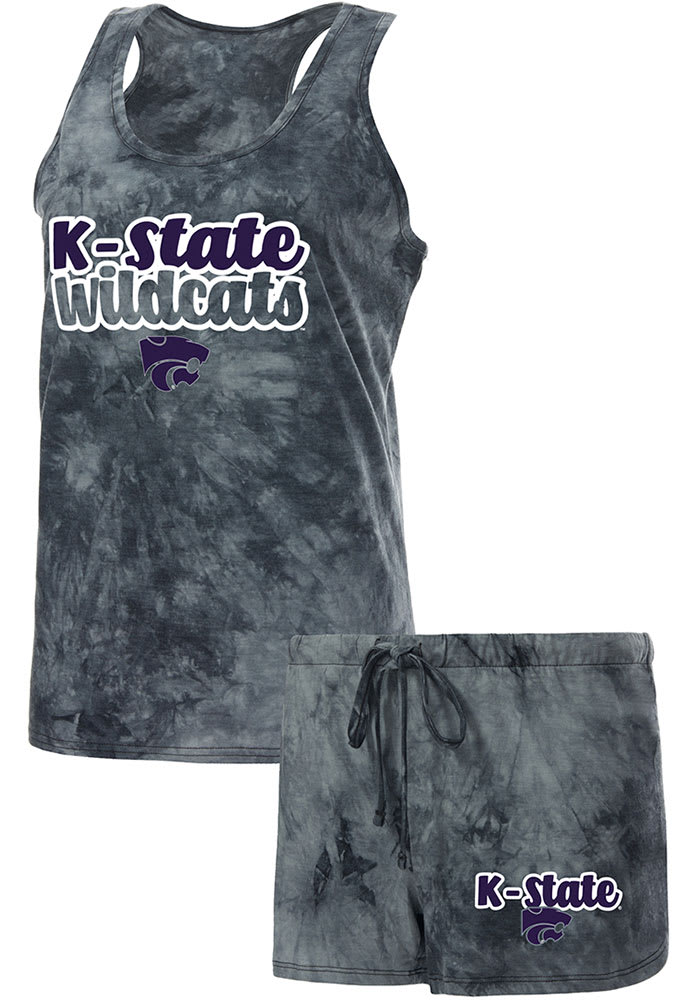 K-State Wildcats Womens Charcoal Billboard PJ Set