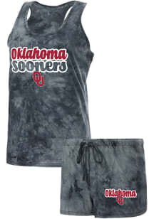 Oklahoma Sooners Womens Charcoal Billboard PJ Set