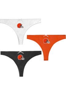 Cleveland Browns Womens Orange Badge Underwear