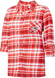 Kansas City Chiefs Womens Red Mainstay Loungewear Sleep Shirt