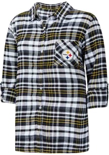 Pittsburgh Steelers Womens Black Mainstay Loungewear Sleep Shirt