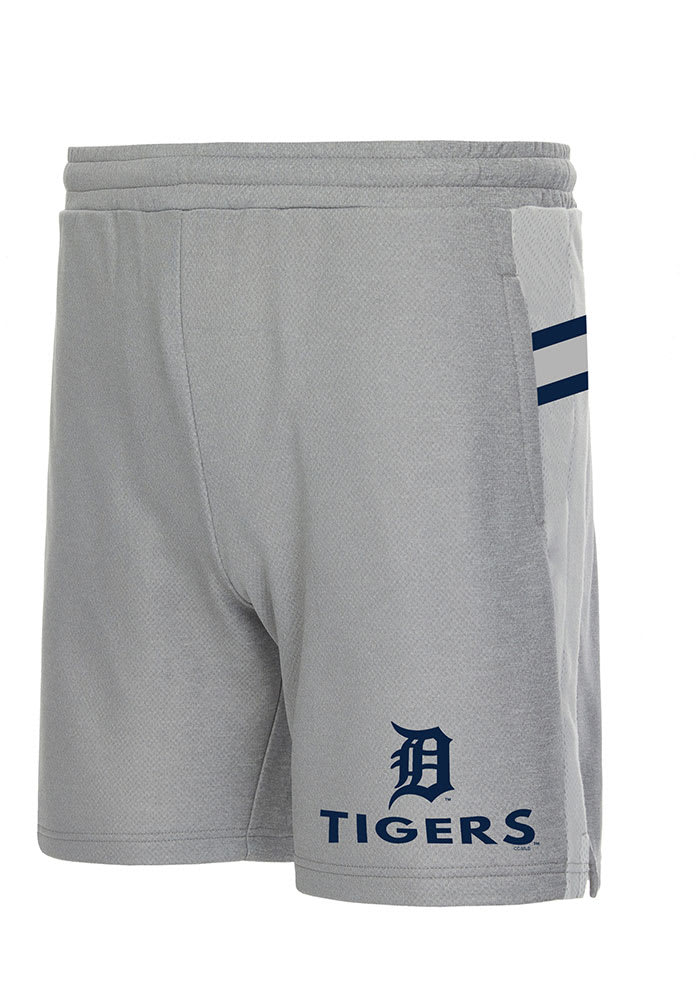 Detroit Tigers Mens Grey Stature Short Shorts