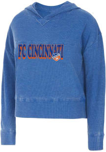 FC Cincinnati Womens Blue Resurgence Hooded Sweatshirt
