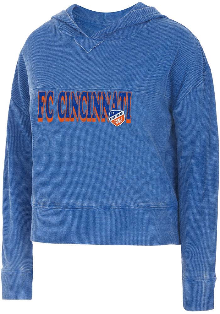 FC Cincinnati Womens Blue Resurgence Hooded Sweatshirt