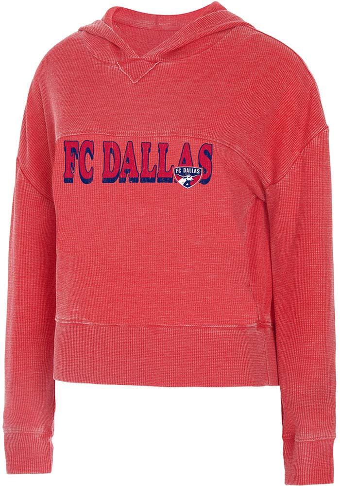 FC Dallas Womens Red Resurgence Hooded Sweatshirt