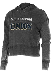 Philadelphia Union Womens Charcoal Resurgence Hooded Sweatshirt