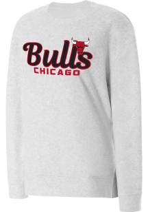 Chicago Bulls Womens Grey Mainstay Crew Sweatshirt