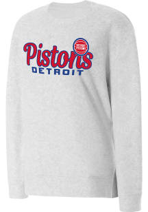 Detroit Pistons Womens Grey Mainstay Crew Sweatshirt