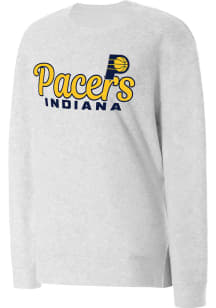 Indiana Pacers Womens Grey Mainstay Crew Sweatshirt