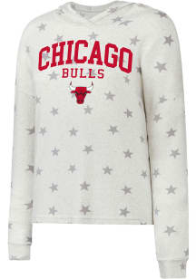 Chicago Bulls Womens White Agenda Hooded Sweatshirt