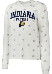 Indiana Pacers Womens White Agenda Hooded Sweatshirt